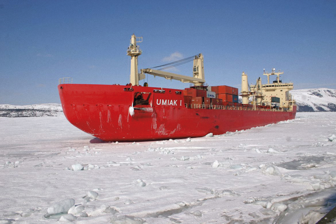 Umiak 1 icebreaking bulker protected with Ecospeed Ice