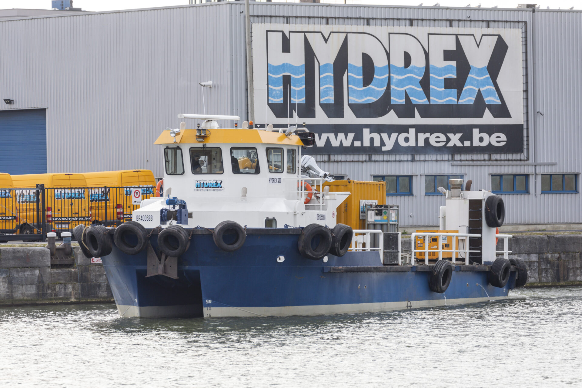 Hydrex VIII at Hydrex HQ, Antwerp