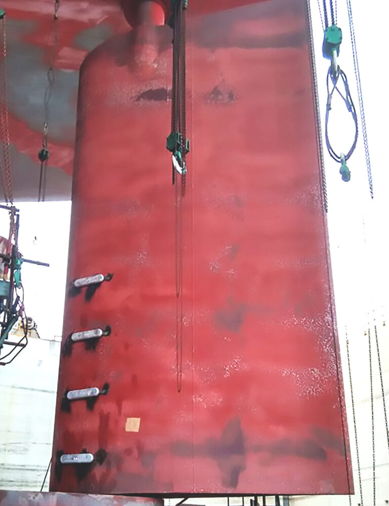 The rudder of MT Asopos, in drydock in 2020, five years after the Ecoshield application with no repaint.