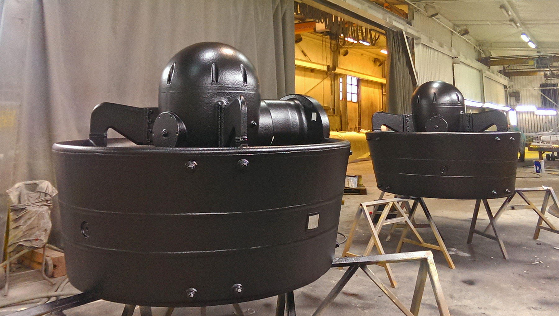 ZFMarine thrusters coated with Ecoshield